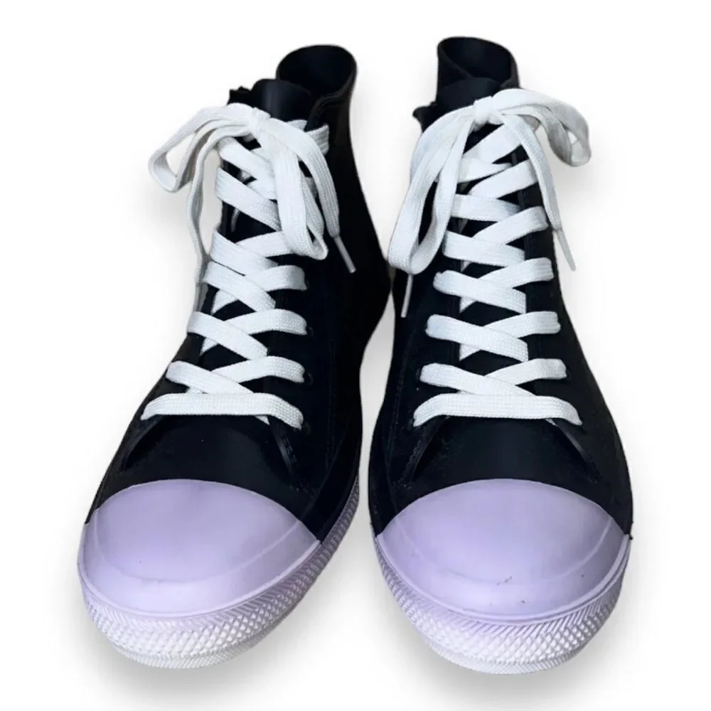 Unbranded‎ Rain Sneakers Black / Purple Women's 11.5